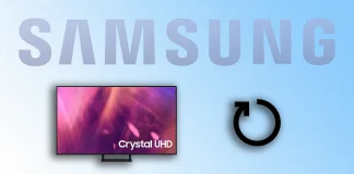 Как да рестартирате Samsung TV