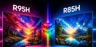 采用 Micro RGB 技术的三星电视——R95H 与 R85H 对比