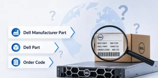 Dell Manufacturer Part、Dell Part 和 Order Code 是什么意思?