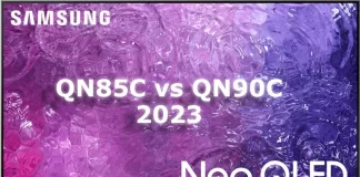 Samsung QN90C vs QN85C Μοντέλο τηλεόρασης 2023