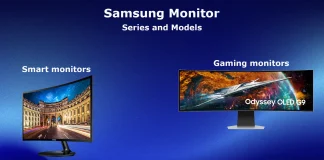 Samsung monitorsorozatok és modellek