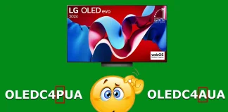 LG OLED evo C4AUA és C4PUA különbségek