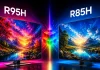 Samsung televíziók Micro RGB technológiával – R95H vs. R85H