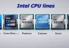 Az Intel processzorok modellszámai és generációi magyarázattal