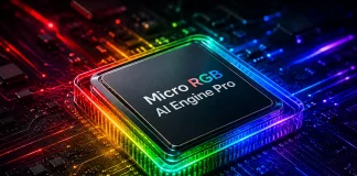 Micro RGB AI Engine Pro processzor Samsung televíziókhoz