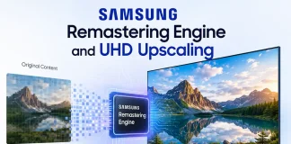 Samsung Remastering Engine és UHD Upscaling a Samsung TV-kben