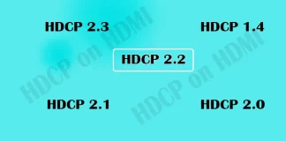HDMI의 HDCP, 호환 버전 HDCP
