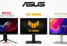 ASUS 모니터 시리즈 및 차이점