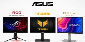 ASUS 모니터 시리즈 및 차이점
