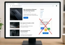 웹사이트에서 “Discover more” 섹션을 비활성화하는 방법
