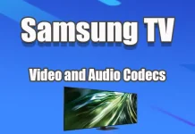 Samsung TV 지원 비디오 및 오디오 형식과 코덱