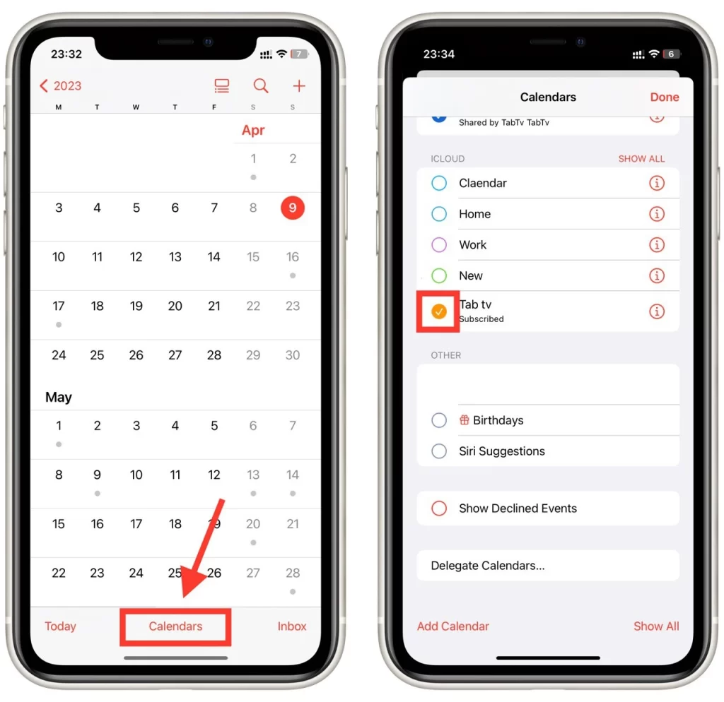 Slik sletter du delt kalender på iPhone  no.tab-tv.com