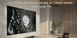 Slik deaktiverer du demomodus på en Samsung TV