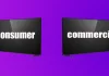 TV-er for hjemme- og kommersielle TV-er, forskjeller og funksjoner
