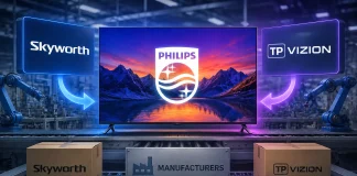 Hvem produserer TV-er under Philips-merket?