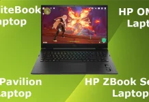 Laptopuri HP: game de produse, serii și producători