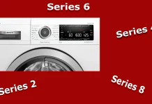 Diferențele dintre seriile de mașini de spălat Bosch