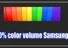 emnificația expresiei „100% volum de culoare” la televizoarele Samsung QLED