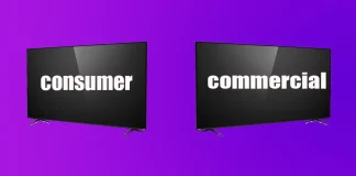 Televizoare pentru acasă și televizoare comerciale, diferențe și caracteristici