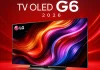 LG TV OLED evo AI G6 4K 2026, specificații tehnice