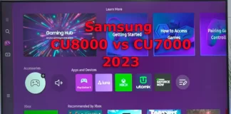 Samsung CU8000 vs CU7000, kateri televizor je bolje kupiti