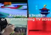 Popravilo pokvarjenega ali okvarjenega TV zaslona: kaj morate vedeti