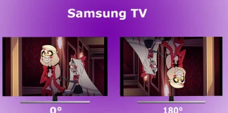 Kako popraviti obrnjen zaslon na televizorju Samsung