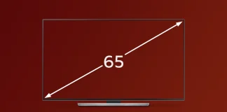 Dimenzije 65-palčnega televizorja: Kako širok je 65-palčni televizor?