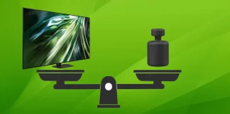 Koliko tehta 65-palčni televizor?