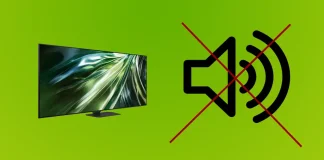 Samsung TV nima zvoka, kako popraviti