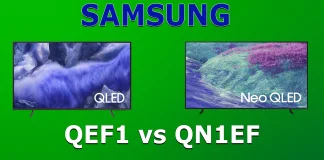 Samsung TV QN1EF vs QEF1 – Primerjava modelov za leto 2025