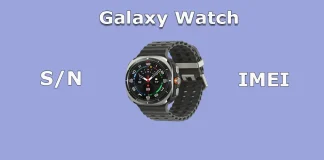 Ako nájsť sériové číslo a IMEI na vašich Galaxy Watch