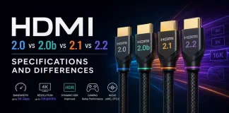 HDMI 2.0 vs 2.0b vs 2.1 vs 2.2
