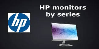 HP Monitörler: ürün grupları, seriler, kim yapar