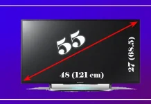 55 inç TV boyutları, LED, OLED, QLED açıklandı